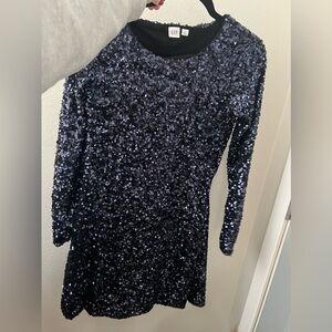 Long Sleeve sequin dress